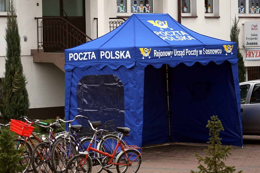 Namiot dla poczty Polskiej VITABRI
