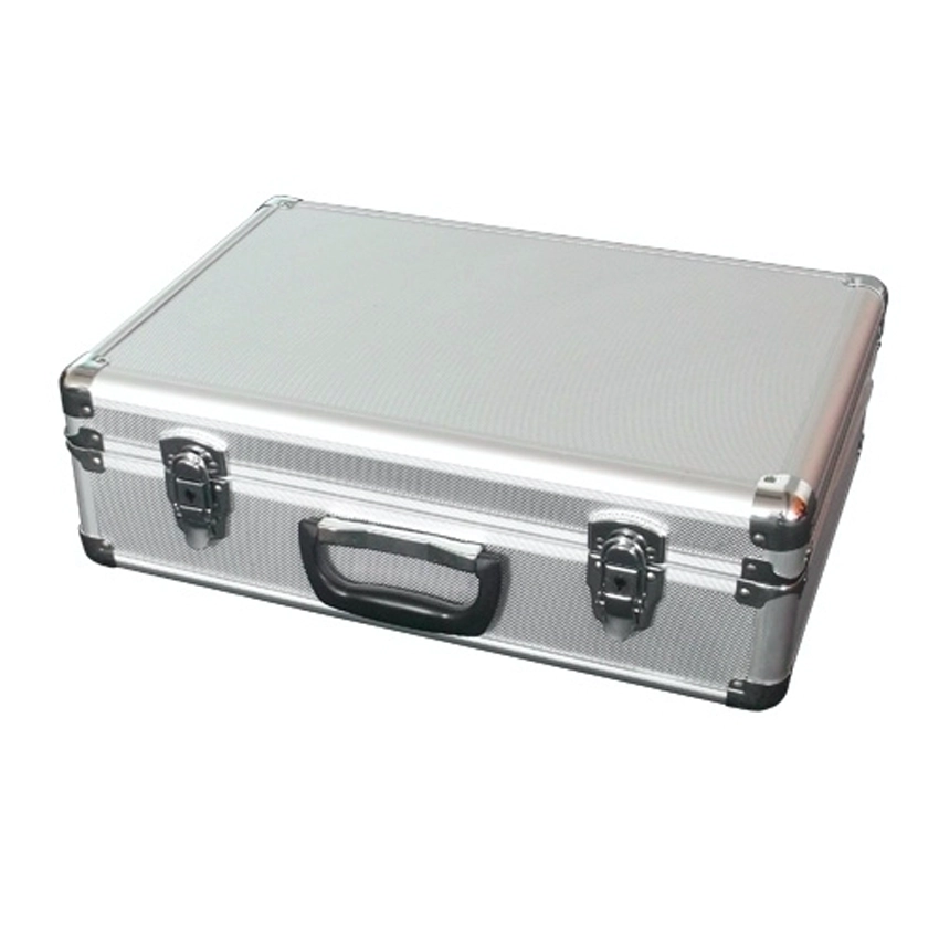 stojak aluminiowy na ulotki walizka transportowa